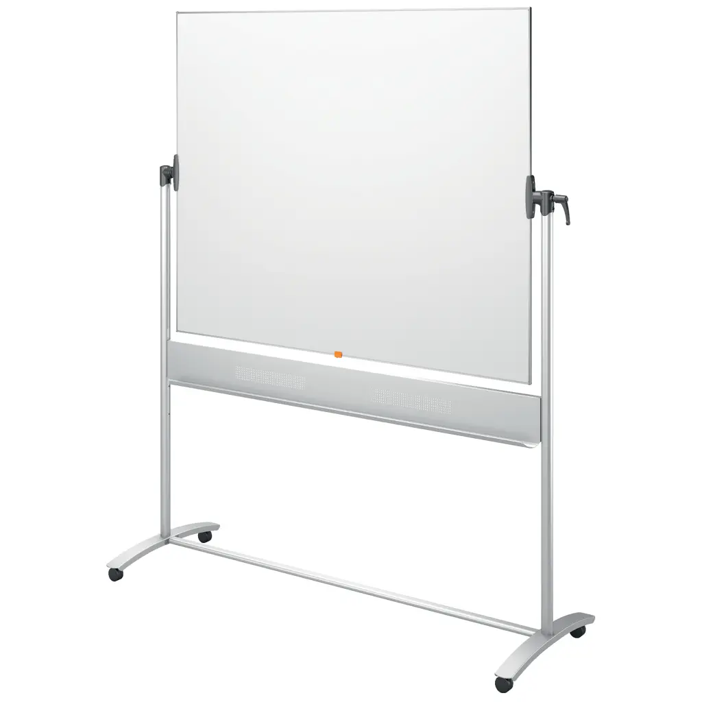 Nobo Classic Mobile Magnetic Steel Whiteboard Aluminium Frame 1500x1200mm 1901031