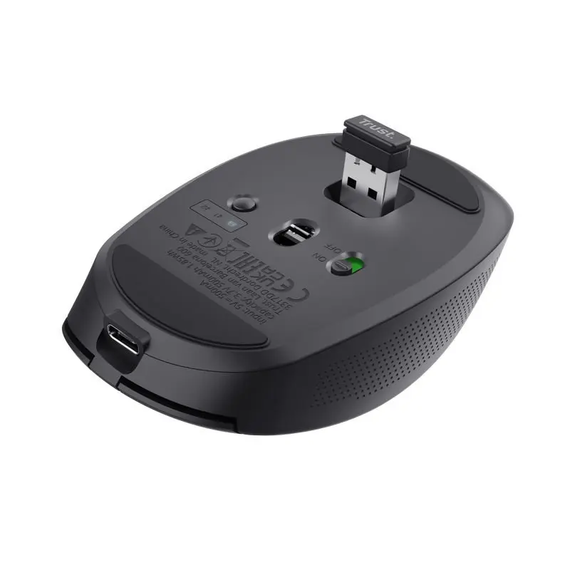 Trust Ozaa 3200 DPI Compact Optical Black Wireless Mouse