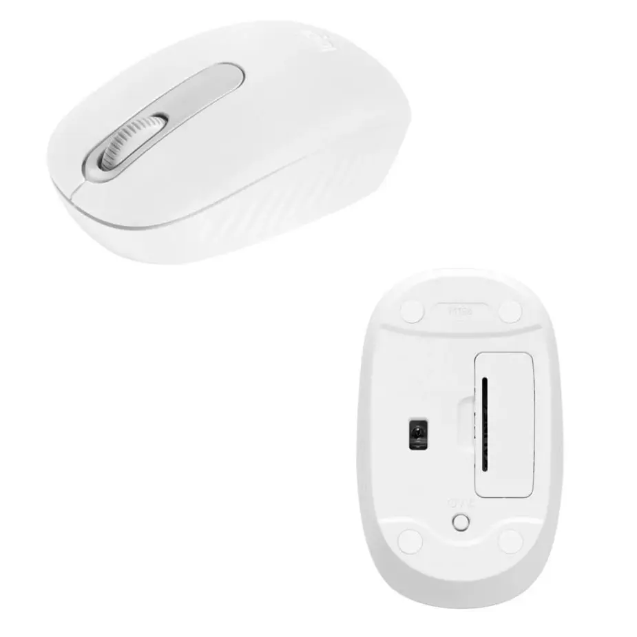 Logitech M196 1000 DPI Wireless Bluetooth Optical Off White Mouse