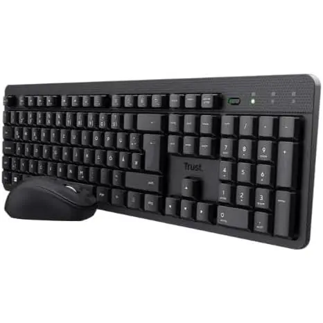 Trust TKM-360 RF Wireless QWERTY UK English Keyboard and 1600 DPI Mouse