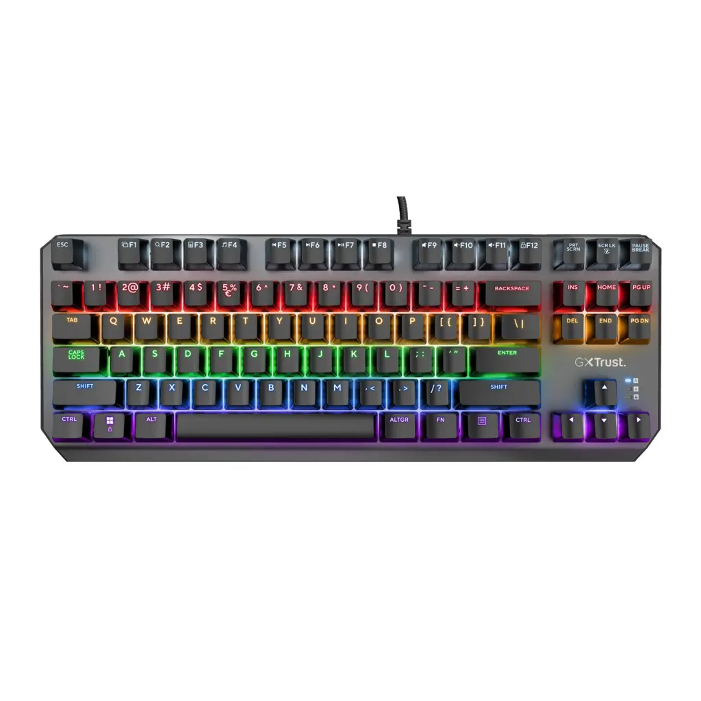 Trust GXT 834 Callaz USB QWERTY UK English Mechanical Keyboard