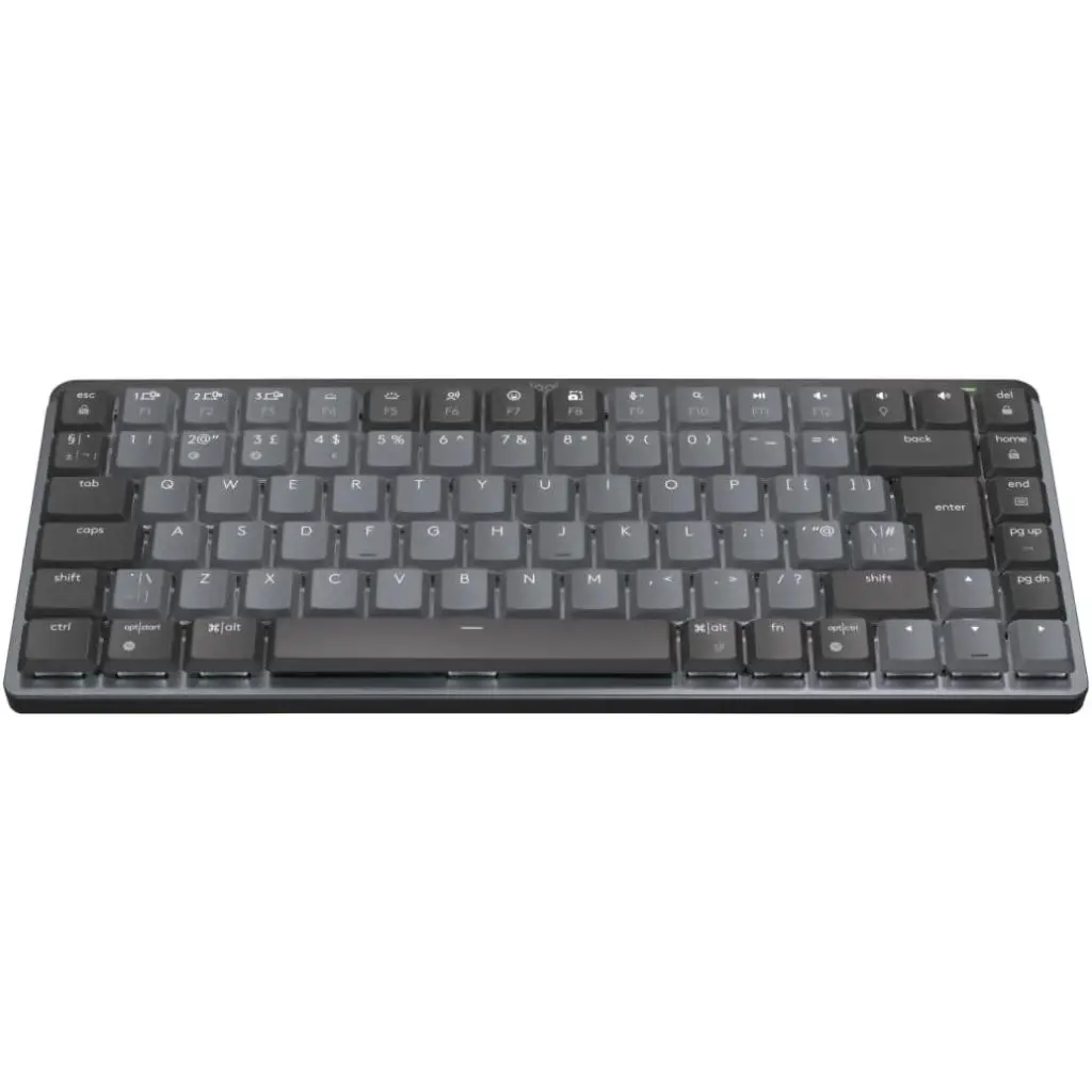 Logitech MX Mechanical Mini Minimalist Wireless Illuminated QWERTY UK English Graphite Keyboard