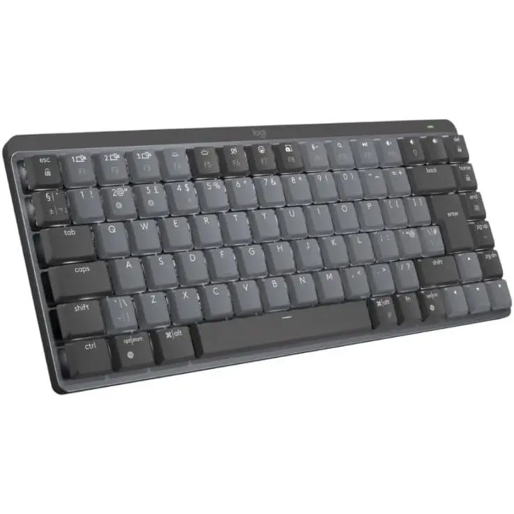 Logitech MX Mechanical Mini Minimalist Wireless Illuminated QWERTY UK English Graphite Keyboard