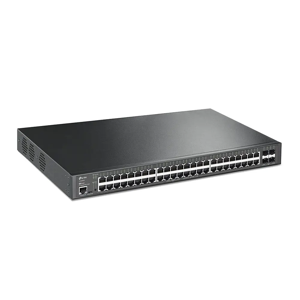 TP-Link JetStream 48-Port Gigabit and 4-Port 10GE SFP Plus L2 Managed Switch