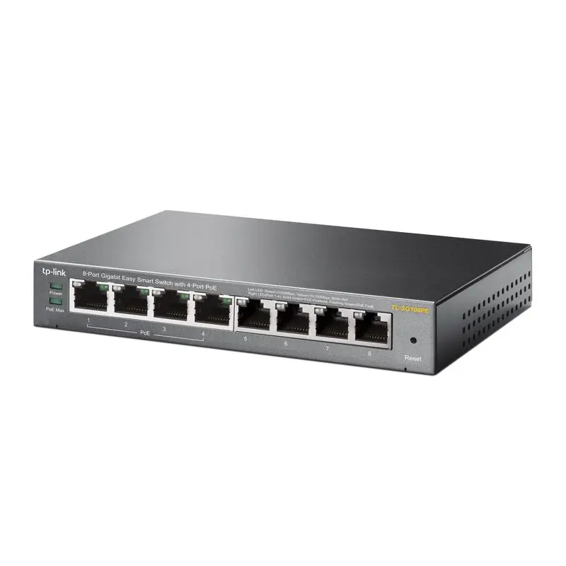 TP-Link 8 Port Gbit Easy Smart Switch with 4xPoE