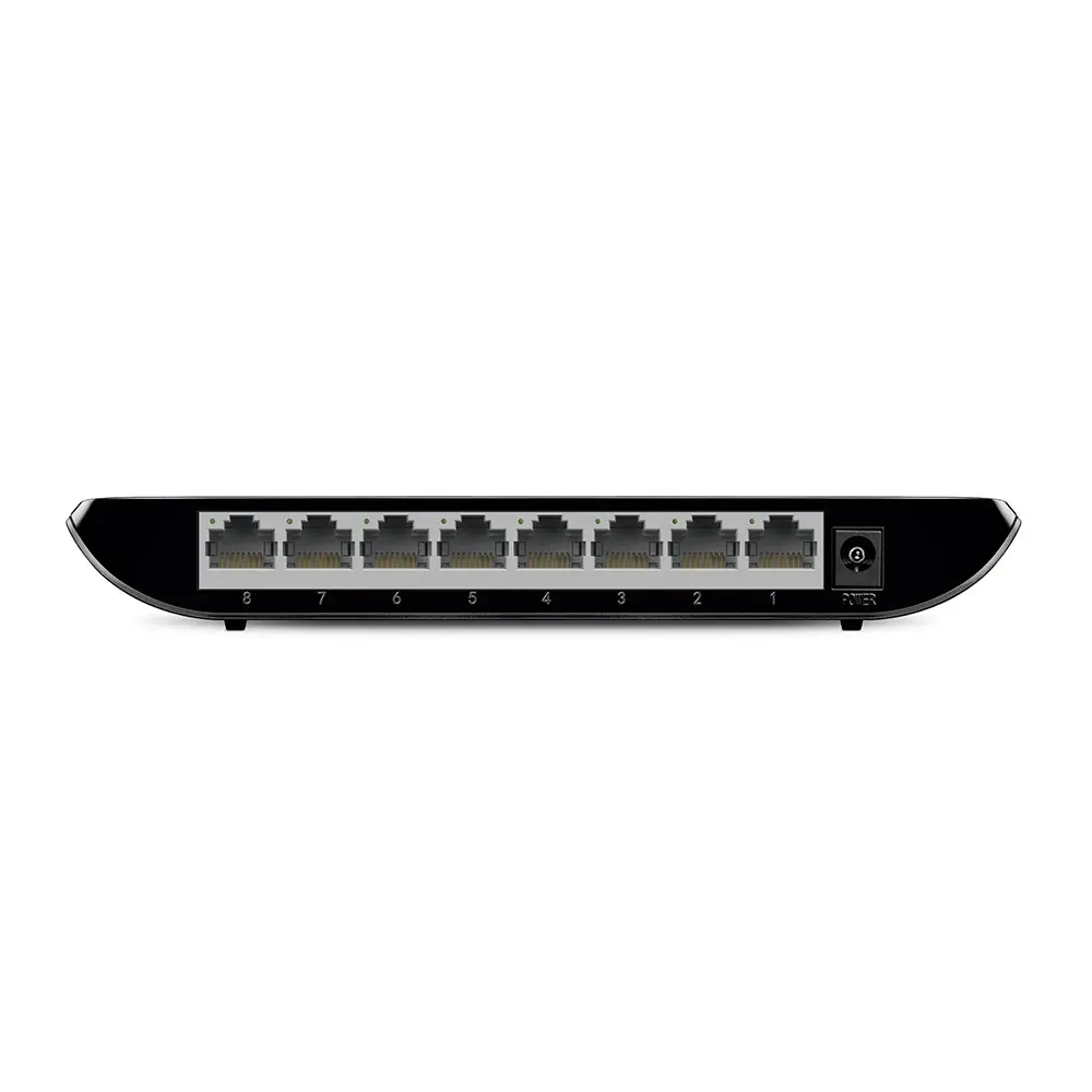 TP Link SG1008D 8 Port Gigabit Ethernet Unmanaged Desktop Switch Black