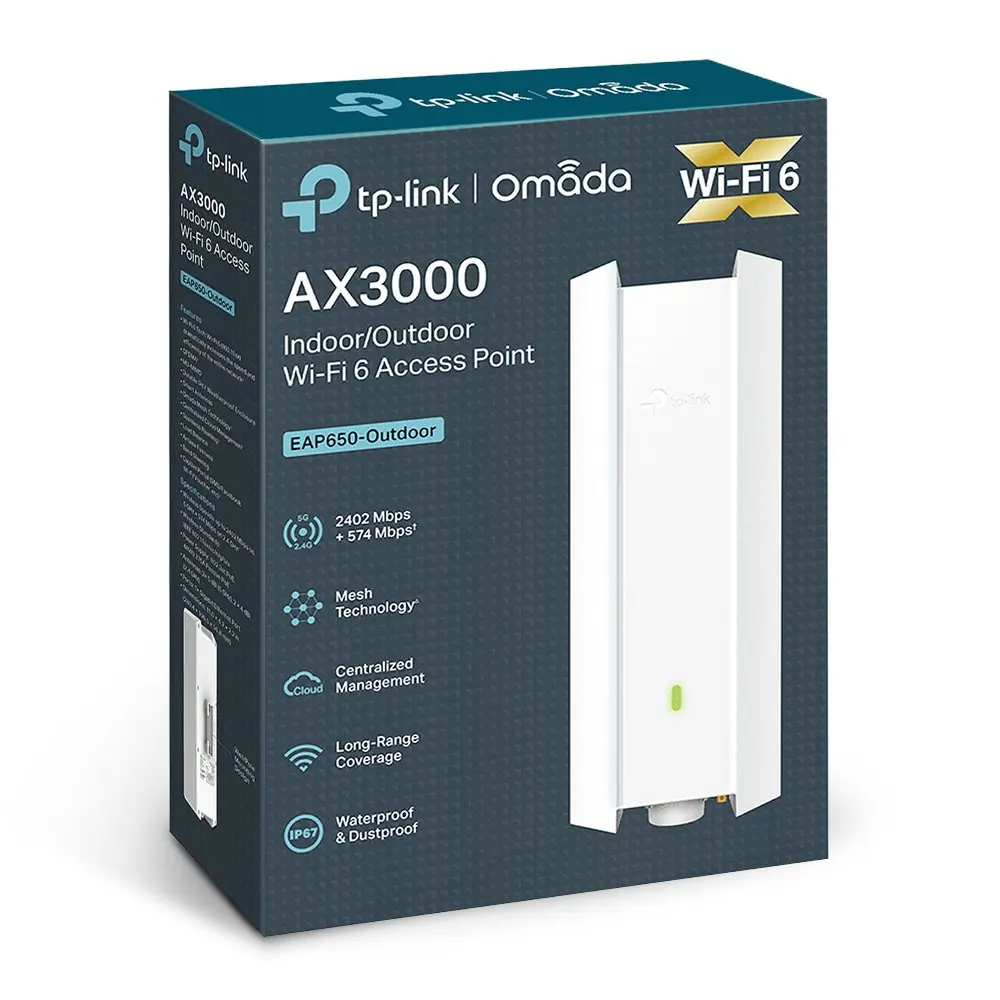 TP-Link AX3000 Indoor Outdoor WiFi 6 Access Point