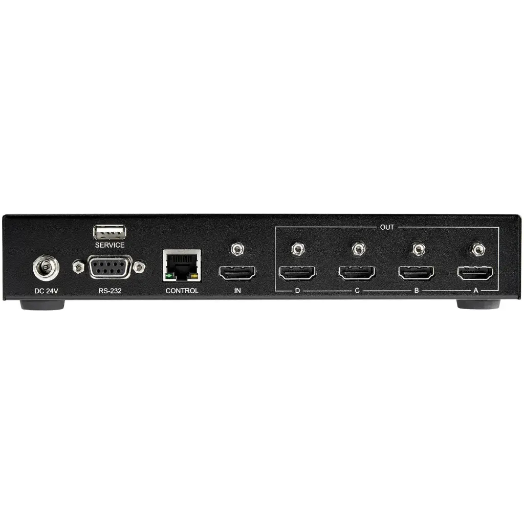 StarTech.com 2x2 HDMI Video Wall Controller 4K 60Hz HDMI 2.0 Video Input to 4x 1080p Output