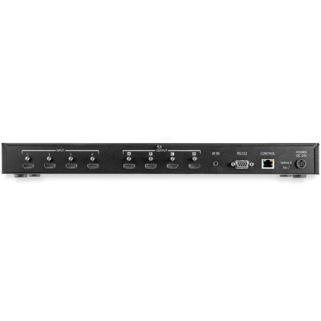 StarTech.com 4x4 HDMI 4K 60Hz Matrix Switch with Audio and Ethernet Control