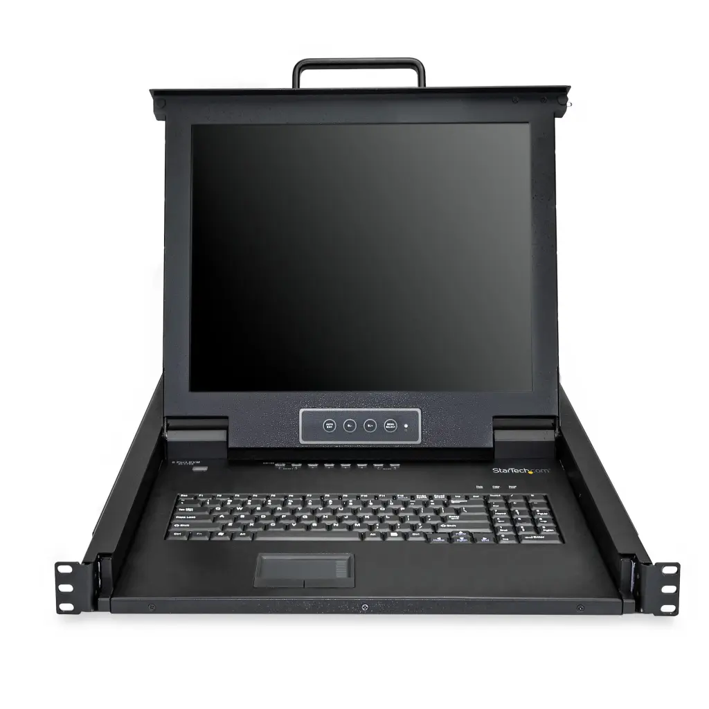 StarTech.com 17 Inch 8 Port VGA Rackmount KVM Console with 6ft Cables