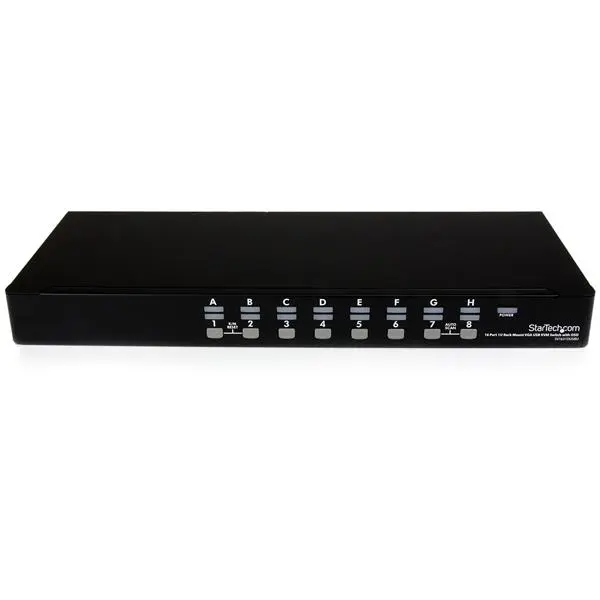 StarTech.com 16 Port 1U Rackmount USB KVM Switch Kit with OSD and Cables