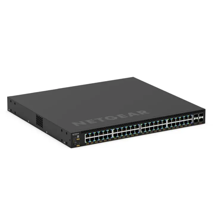 NETGEAR GSM4352 Fully Managed L3 Gigabit Ethernet Power over Ethernet 1U Network Switch