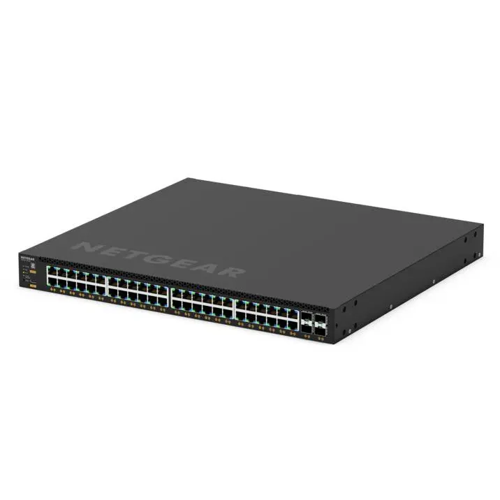 NETGEAR GSM4352 Fully Managed L3 Gigabit Ethernet Power over Ethernet 1U Network Switch