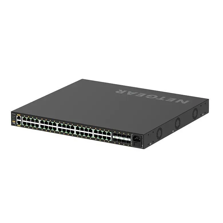 NETGEAR M4250 48-Port Managed Rackmount Gigabit PoE Plus Switch including 8 x 1GbE SFP Plus Ports