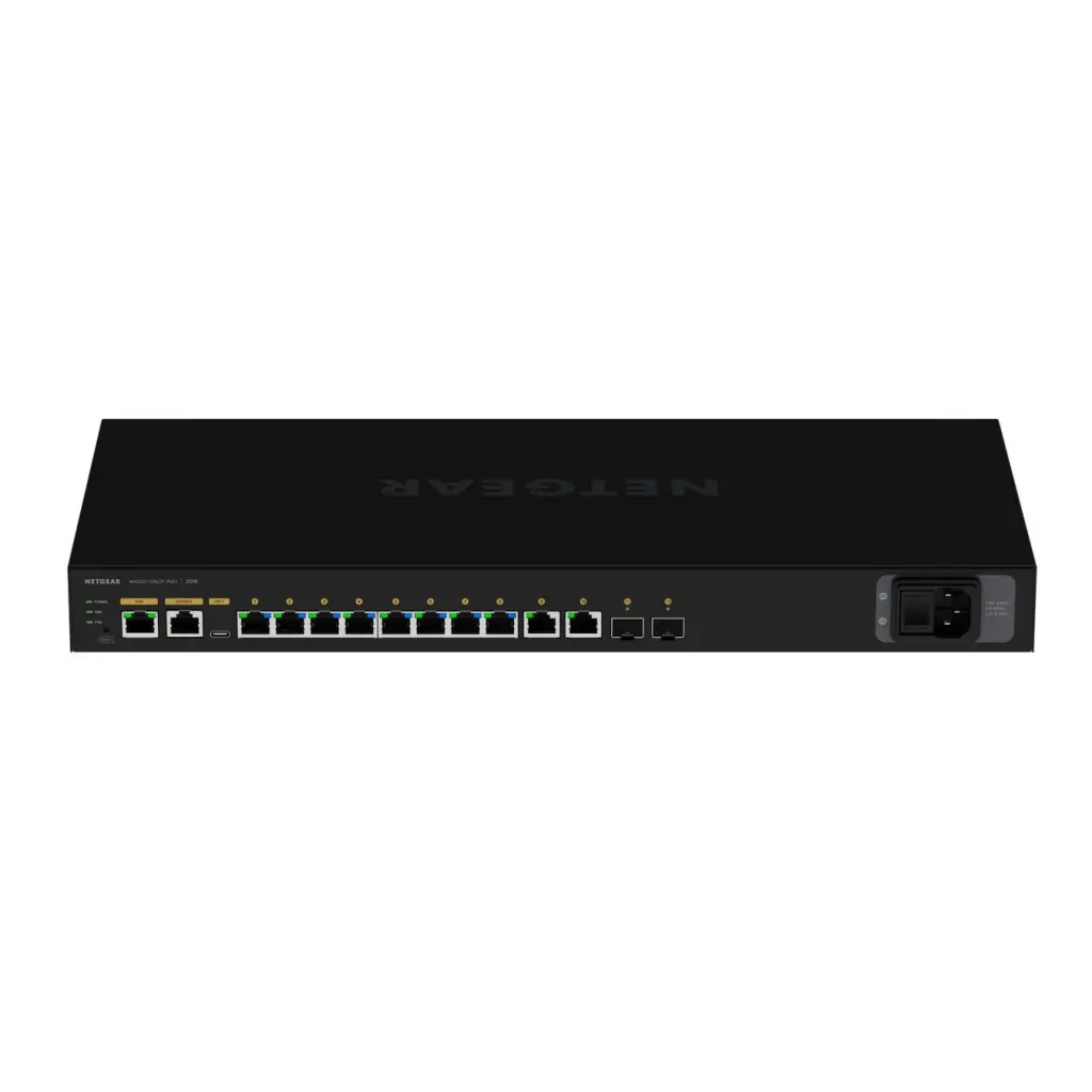 NETGEAR M4250-10G2F 12 Port Managed L2 L3 Gigabit Ethernet Power over Ethernet 1U Network Switch