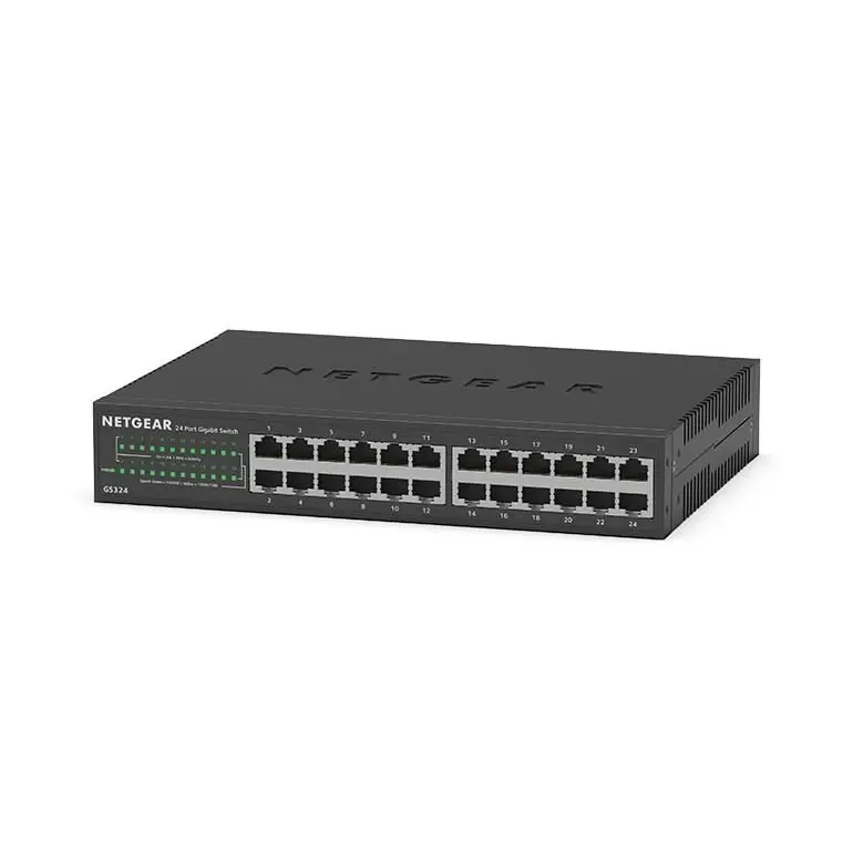 Netgear GS324P 24 Port Unmanaged Gigabit Power over Ethernet 1U Network Switch