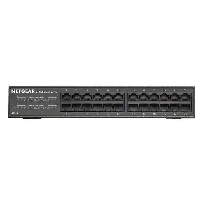 Netgear GS324P 24 Port Unmanaged Gigabit Power over Ethernet 1U Network Switch