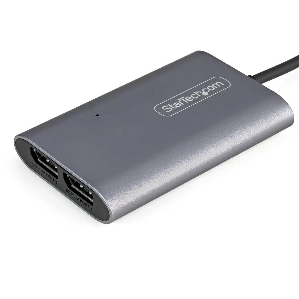 StarTech.com Thunderbolt 3 to Dual DisplayPort Dual 4K 60Hz or Single 8K 5K Thunderbolt 3 to DP Adapter