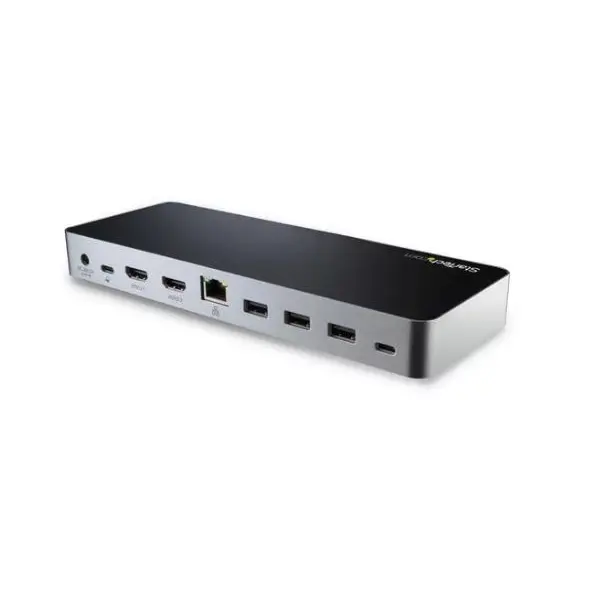 StarTech.com Windows Dual Monitor USB C Dock 60W PD