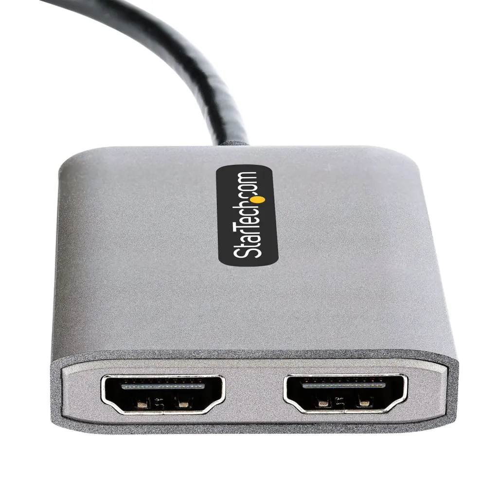 StarTech.com DP to Dual HDMI MST HUB Dual HDMI 4K 60Hz DisplayPort Multi Monitor Adapter