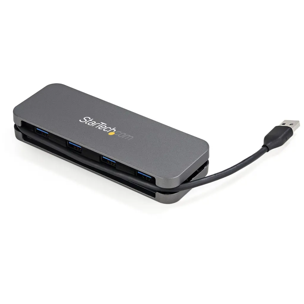 StarTech.com 4 Port USB 3.0 Hub - USB-A to 4 x USB-A - SuperSpeed 5Gbps Portable USB 3.1 Gen 1 Type-A Hub