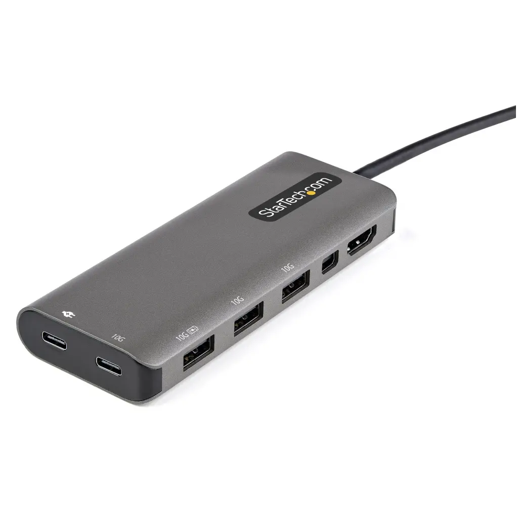 StarTech.com Starech USB C Multiport Adapter HDMI mDP 4K 60Hz