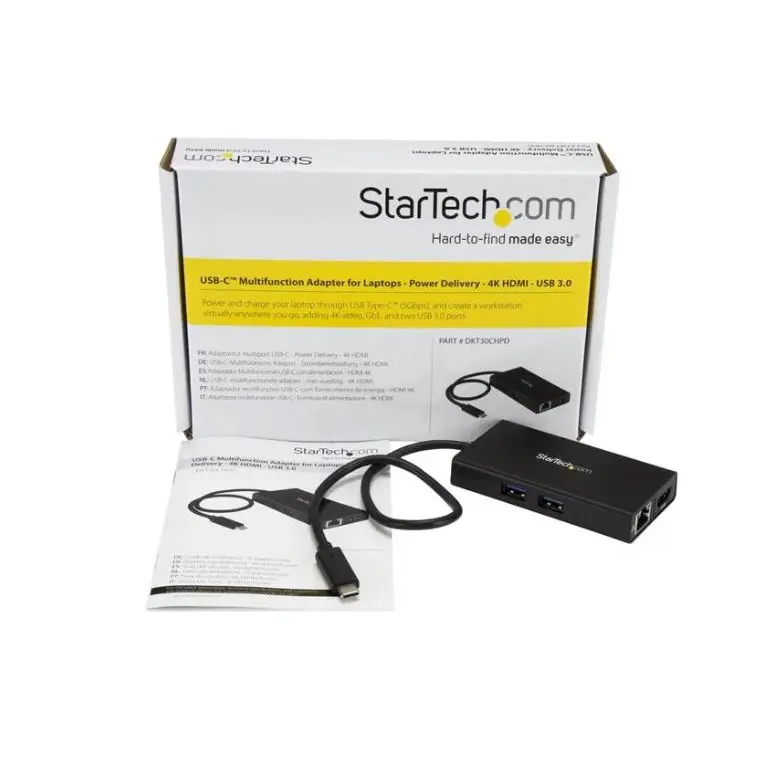 StarTech.com USBC Multiport Adapter 4K HDMI 2 Ports