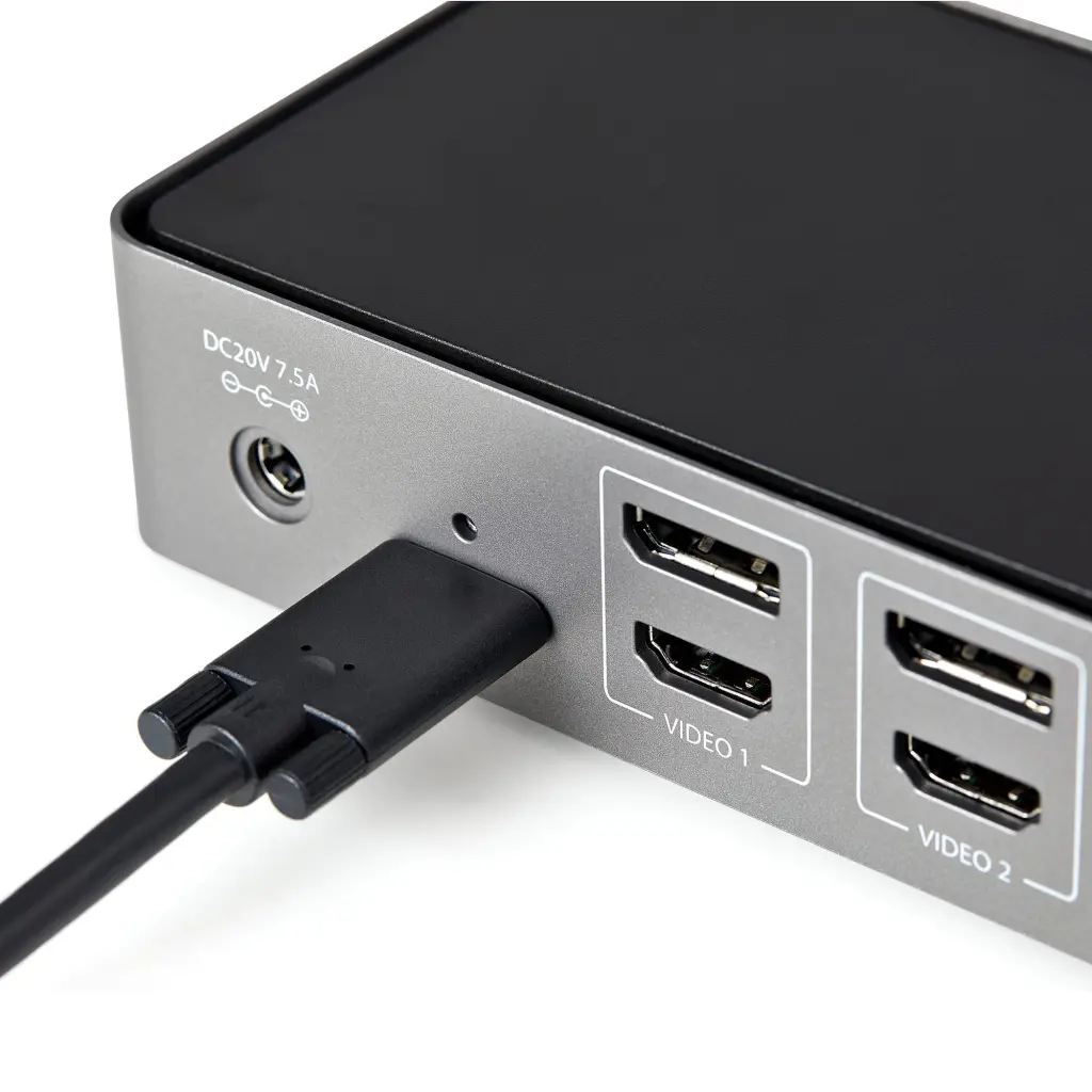 StarTech.com Hybrid USB C USB A Triple HDMI 4K 60Hz Dock