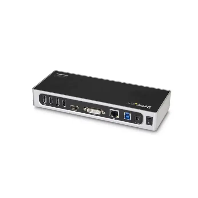 StarTech.com USB 3 Dual Monitor Dock HDMI DVI VGA