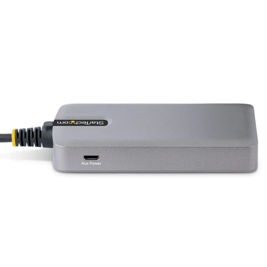 StarTech.com 4-Port USB-C Hub - 5Gbps Bus Powered USB C to 4x USB-A Hub with Optional Auxiliary Power Input