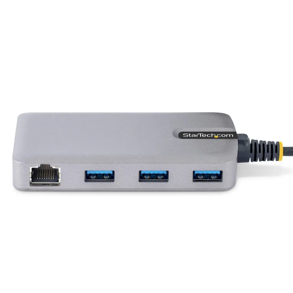 StarTech.com 3-Port USB-C Hub with Ethernet - 3x USB-A Ports Gigabit Ethernet RJ45