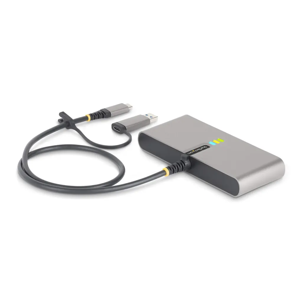 StarTech.com 2 Port USB-C Hub with Ethernet and RS-232