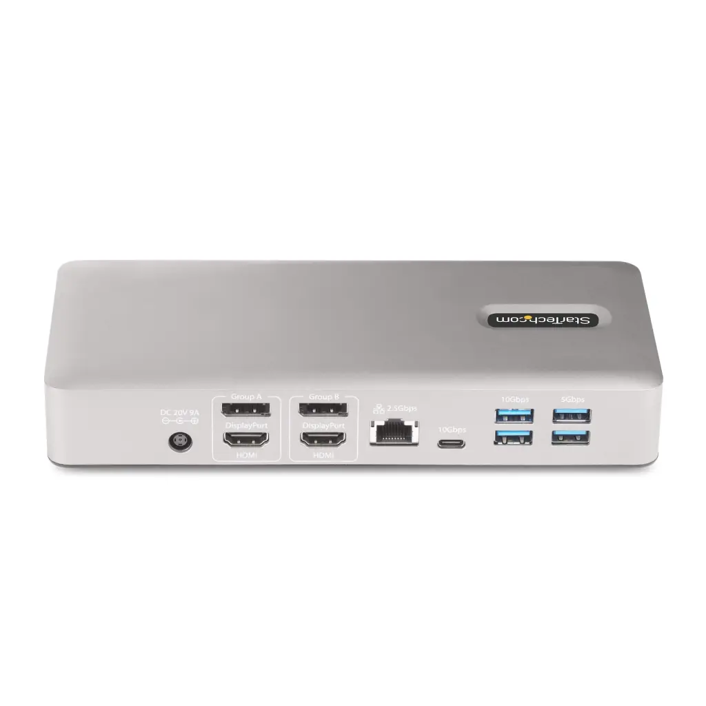 Startech.com Thunderbolt 4 Multi Display Docking Station 2x HDMI 2X DP 7X USB 98W PD