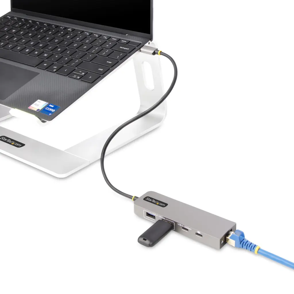 StarTech.com 3 Port USB-C Hub with 2.5 Gbps Ethernet and 100W Power Delivery