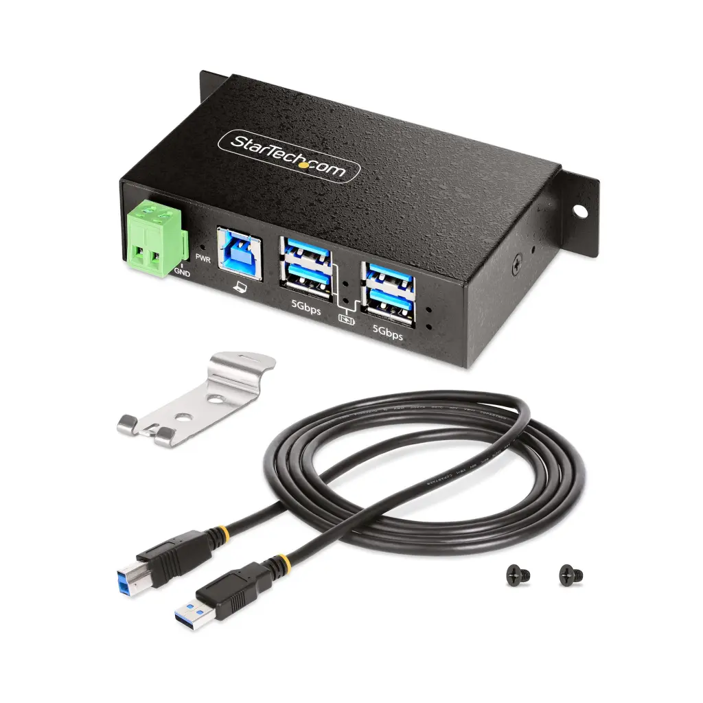 StarTech.com 4-Port 5Gbps Managed Industrial USB Hub