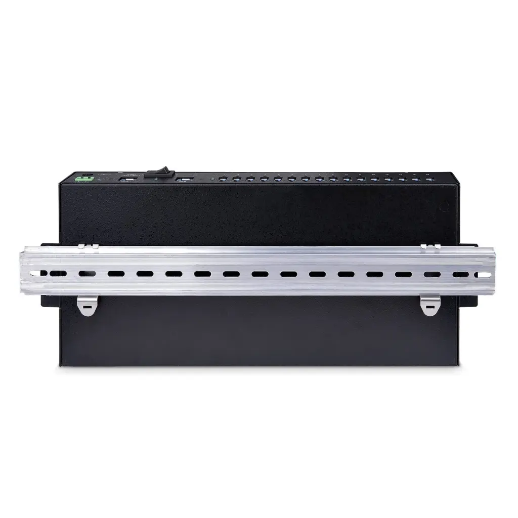 StarTech.com 16 Port Industrial USB 3.0 Hub Switch