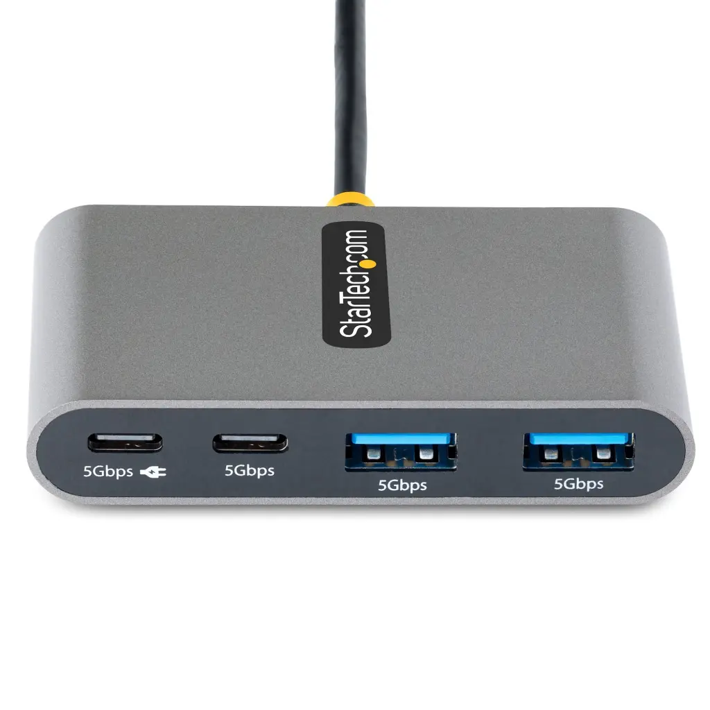 StarTech.com 4-Port USB-C Hub with 100W Power Delivery Pass-Through