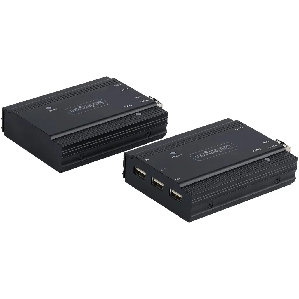 StarTech.com 4K HDMI USB KVM Extender Over Fiber Kit