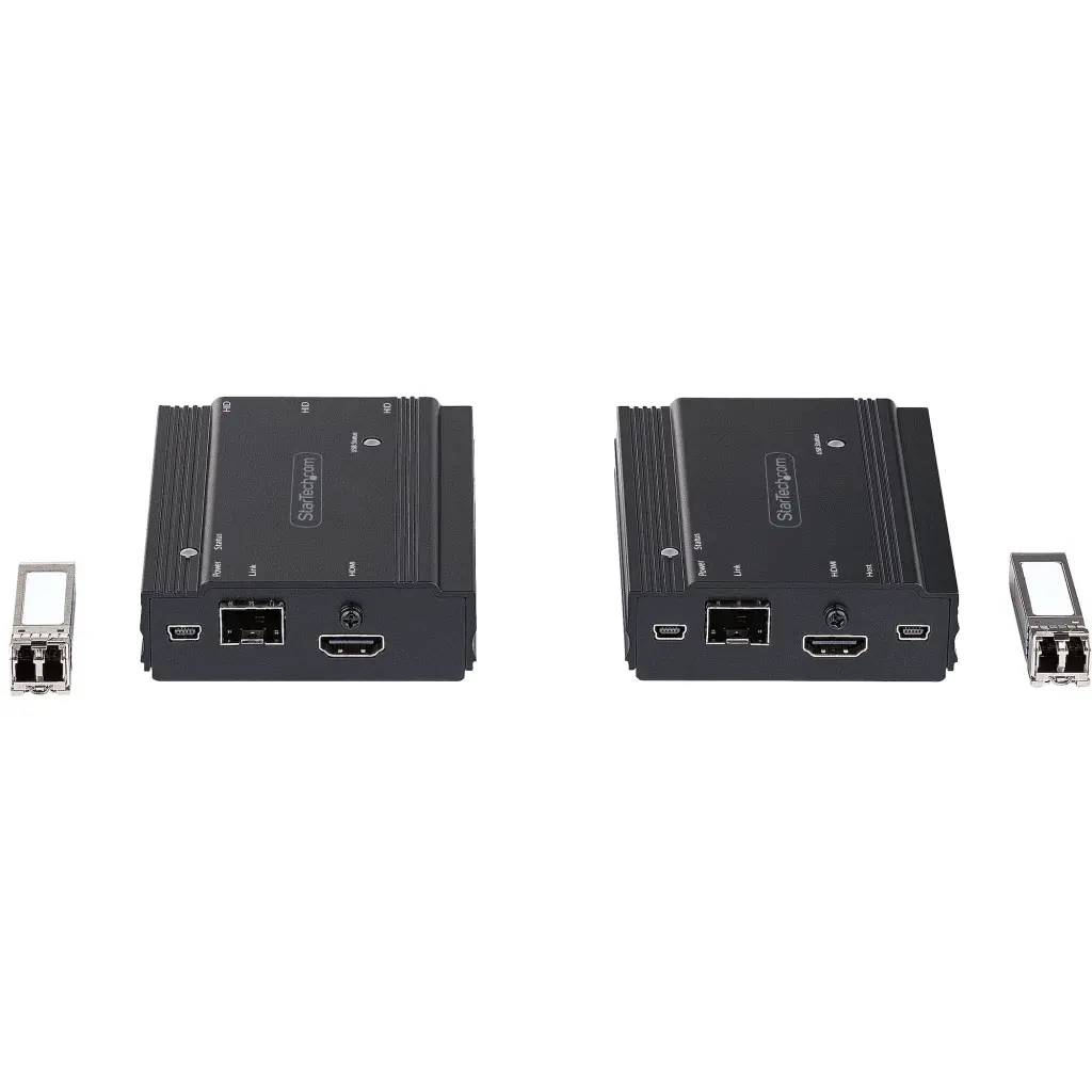 StarTech.com 4K HDMI USB KVM Extender Over Fiber Kit