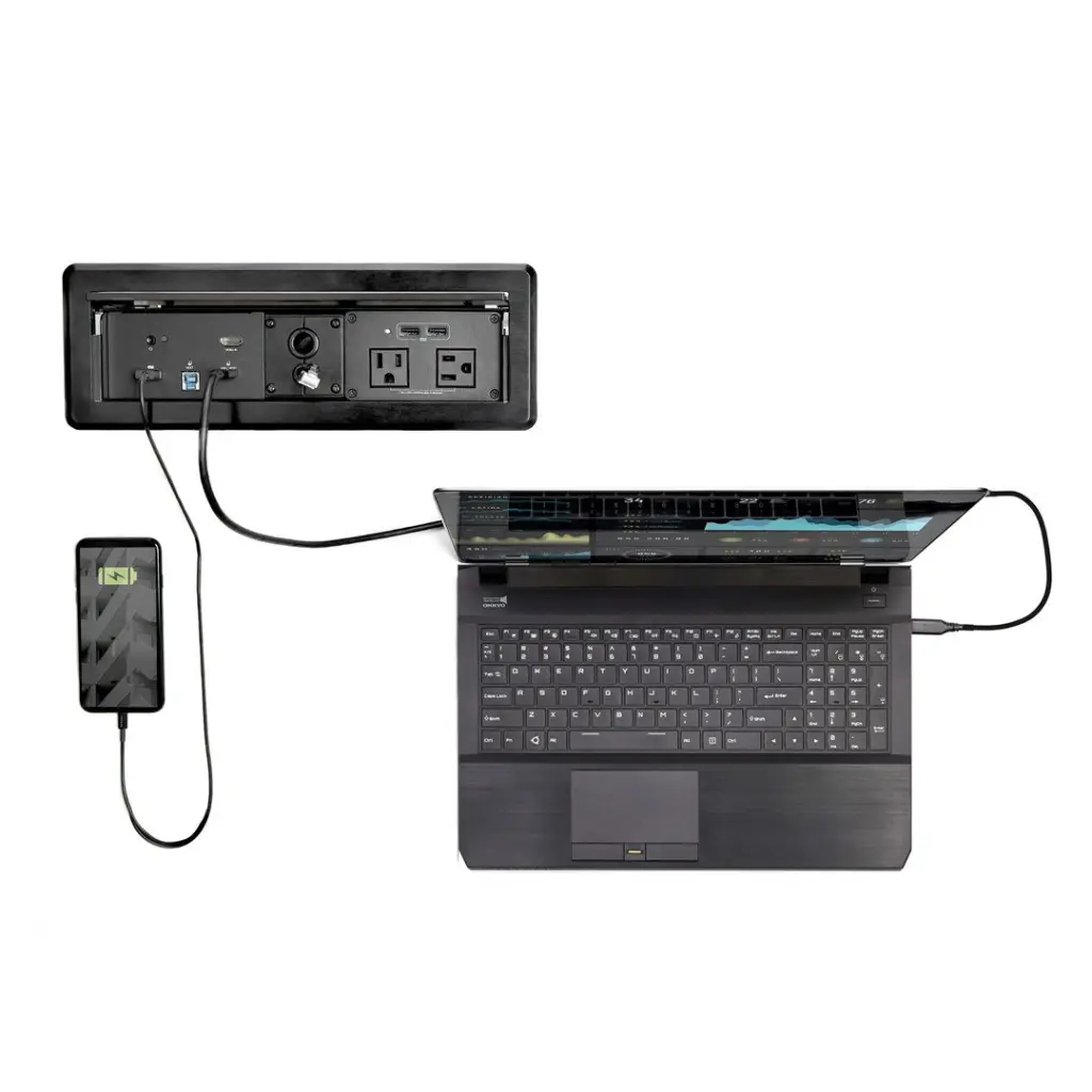 StarTech.com Laptop Docking Module for Conference Table Connectivity Box