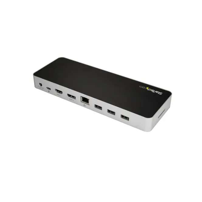 StarTech.com USB-C Dual 4K Monitor Docking Station with 60W Power Delivery