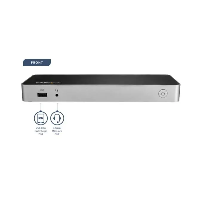 StarTech.com USB-C Dual 4K Monitor Docking Station with 60W Power Delivery