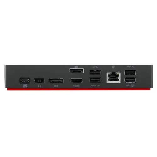 Lenovo 40AY0090UK ThinkPad Universal 4K Ultra HD USB C Dock UK HDMI 2 x DP GigE 90 Watt