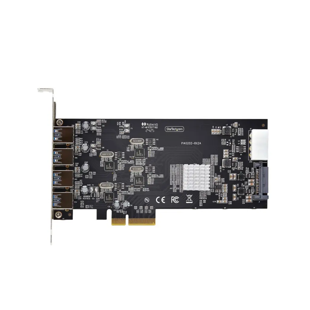 StarTech.com 4-Port USB-A PCIe Card; USB 3.2 5Gbps