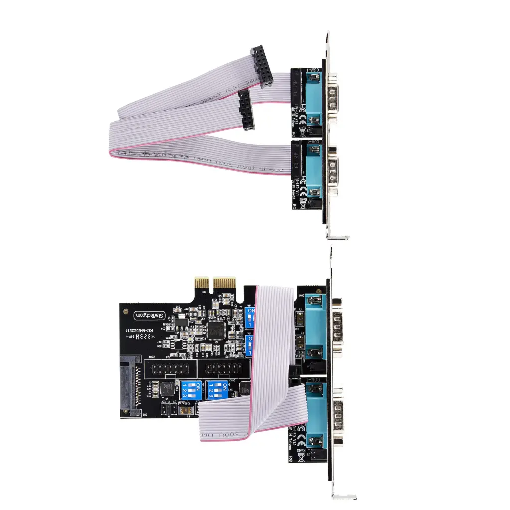 Startech.com 4 Port Serial PCIe Card Quad Port PCI Express to RS232/RS422/RS485