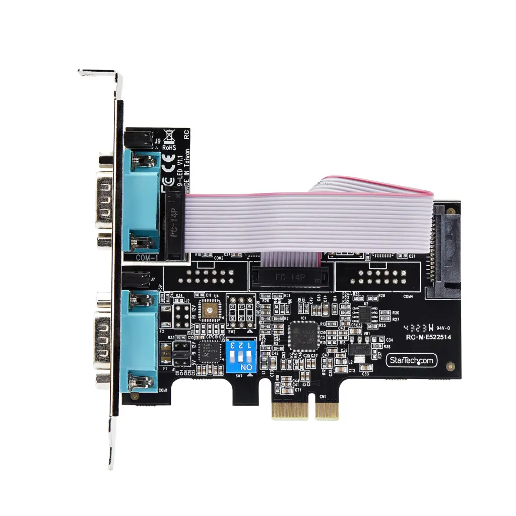 Startech.com 2 Port Serial PCIe Card Dual Port PCI Express to RS232/RS422/RS485