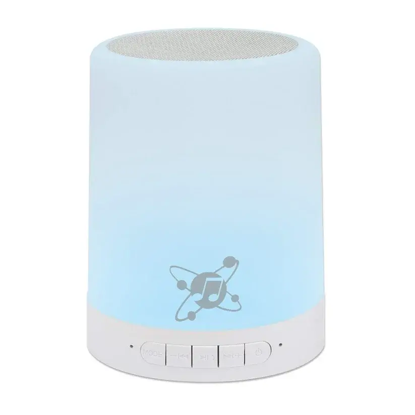 Manhattan Sound Science White Bluetooth Speaker - Up to 5 Hours Playback Time; 10m Range; Aux 3.5mm Connector