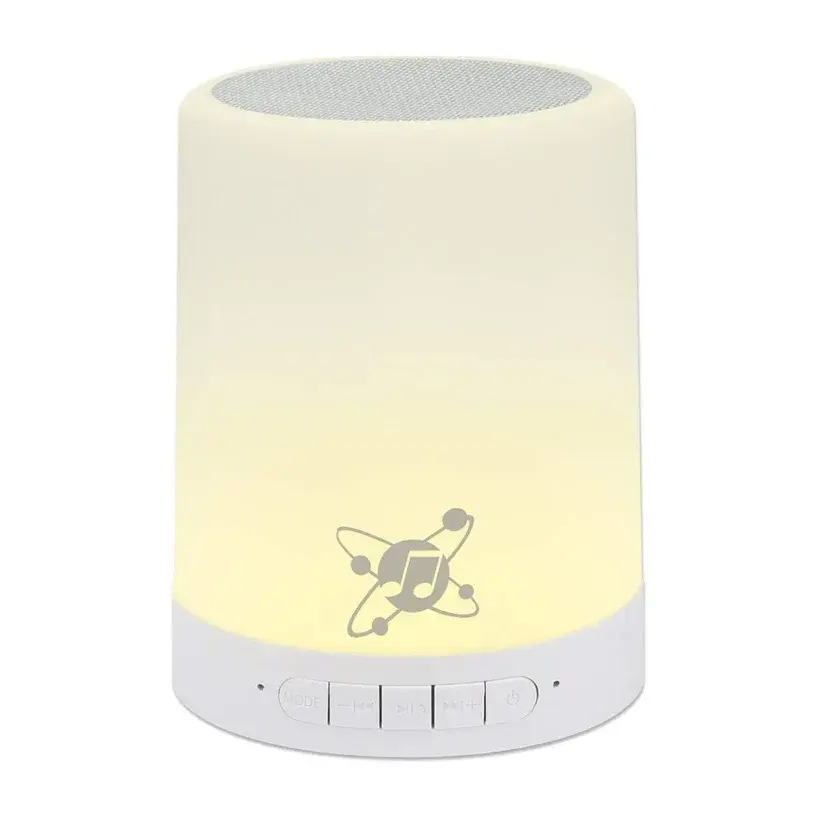 Manhattan Sound Science White Bluetooth Speaker - Up to 5 Hours Playback Time; 10m Range; Aux 3.5mm Connector