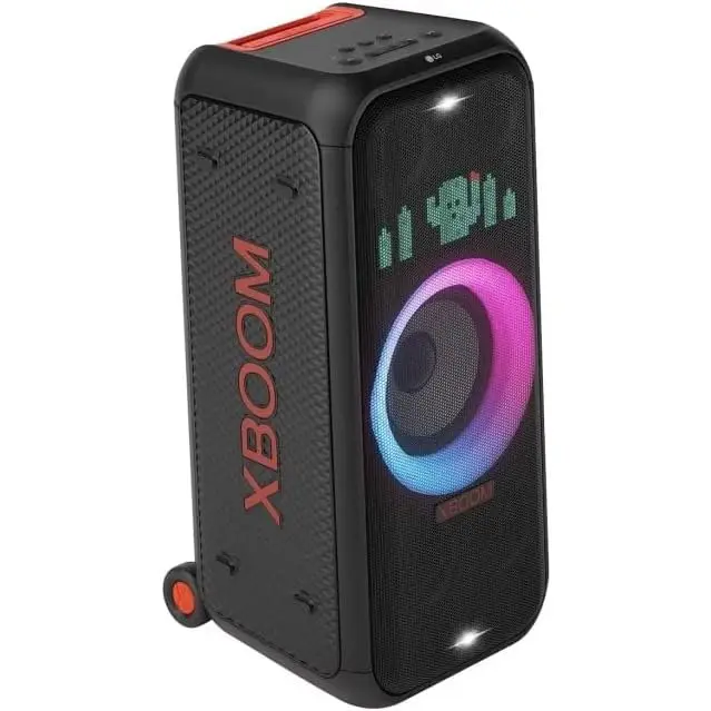 LG XBOOM XL7S Bluetooth Megasound Party Speaker with LED Party Lights Karaoke Mode and DJ Mode