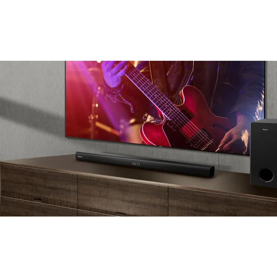 Hisense HS218 108W 2.1 Channel All-In-One Soundbar with Sub